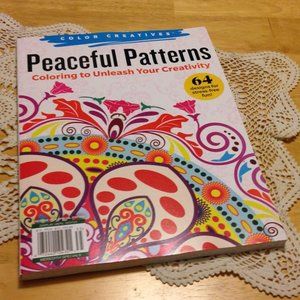 Adult Coloring Book - Peaceful Patterns